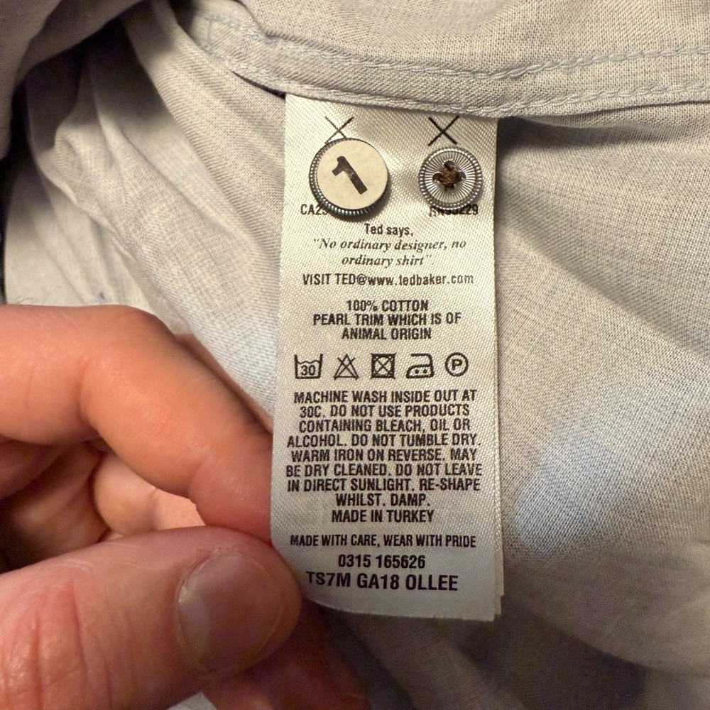 Ted Baker Cotton Patterned Button Down - image 4